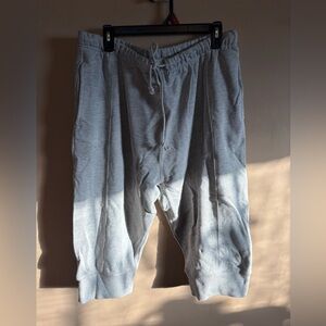 Free People movement size L grey cropped sweatpants